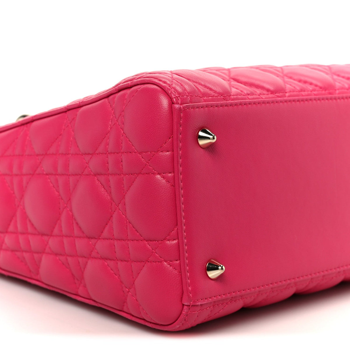 Lambskin Cannage Medium Lady Dior Pink AT My store