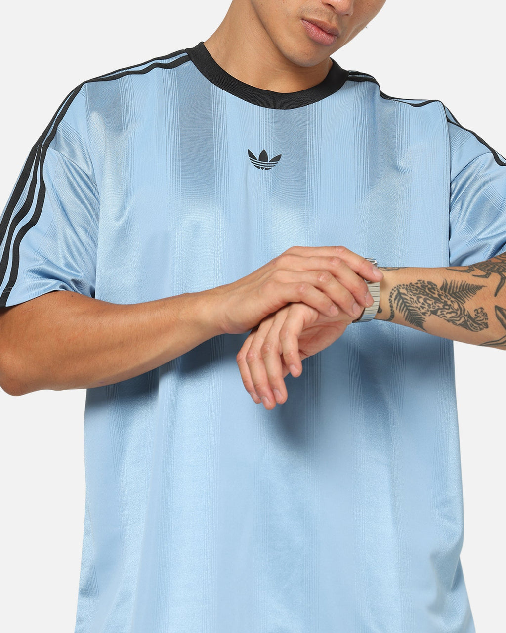 Best-Selling Adidas Jacquard Jersey Ash Blue
