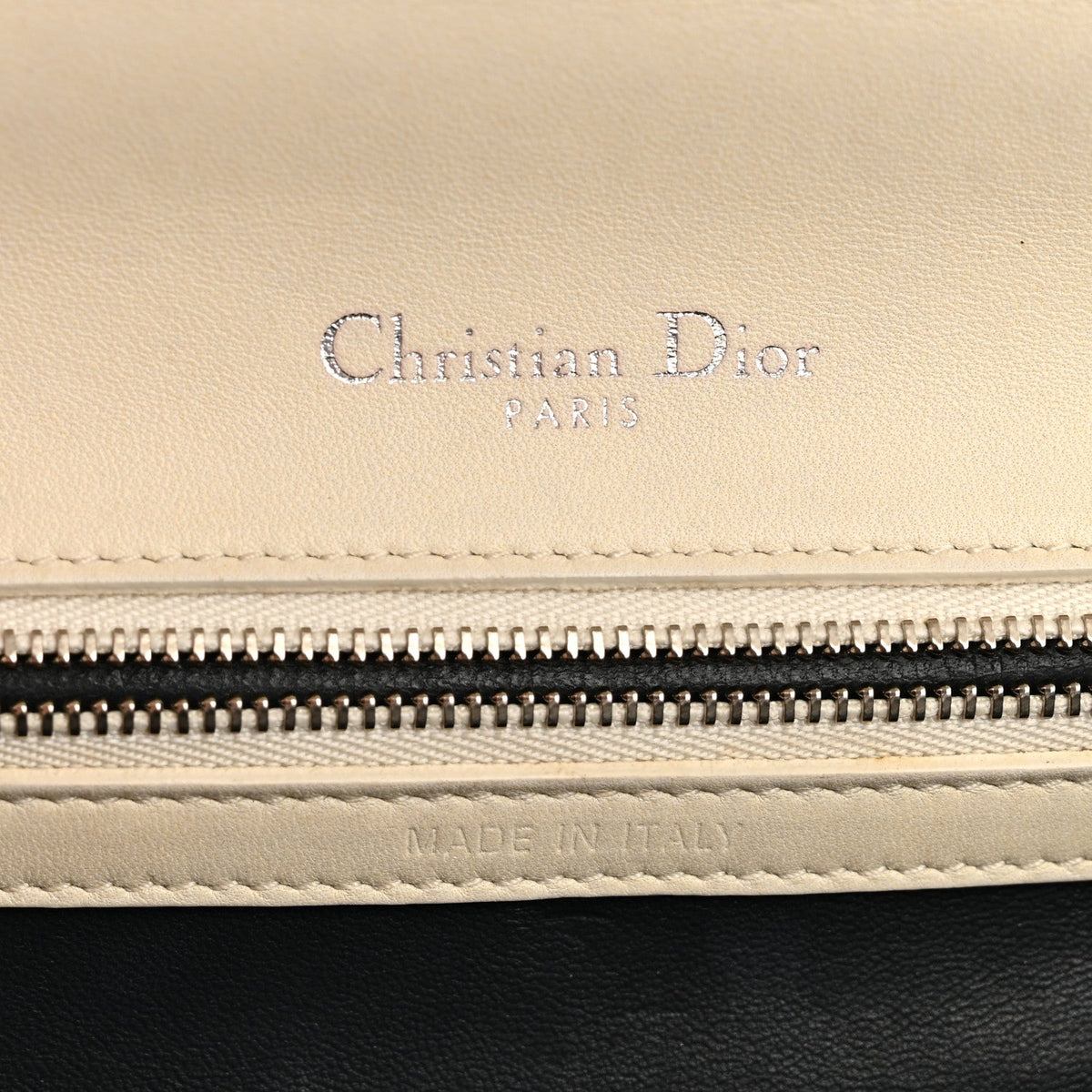 Lambskin Sequin Medium Diorama Flap Bag White AT My store
