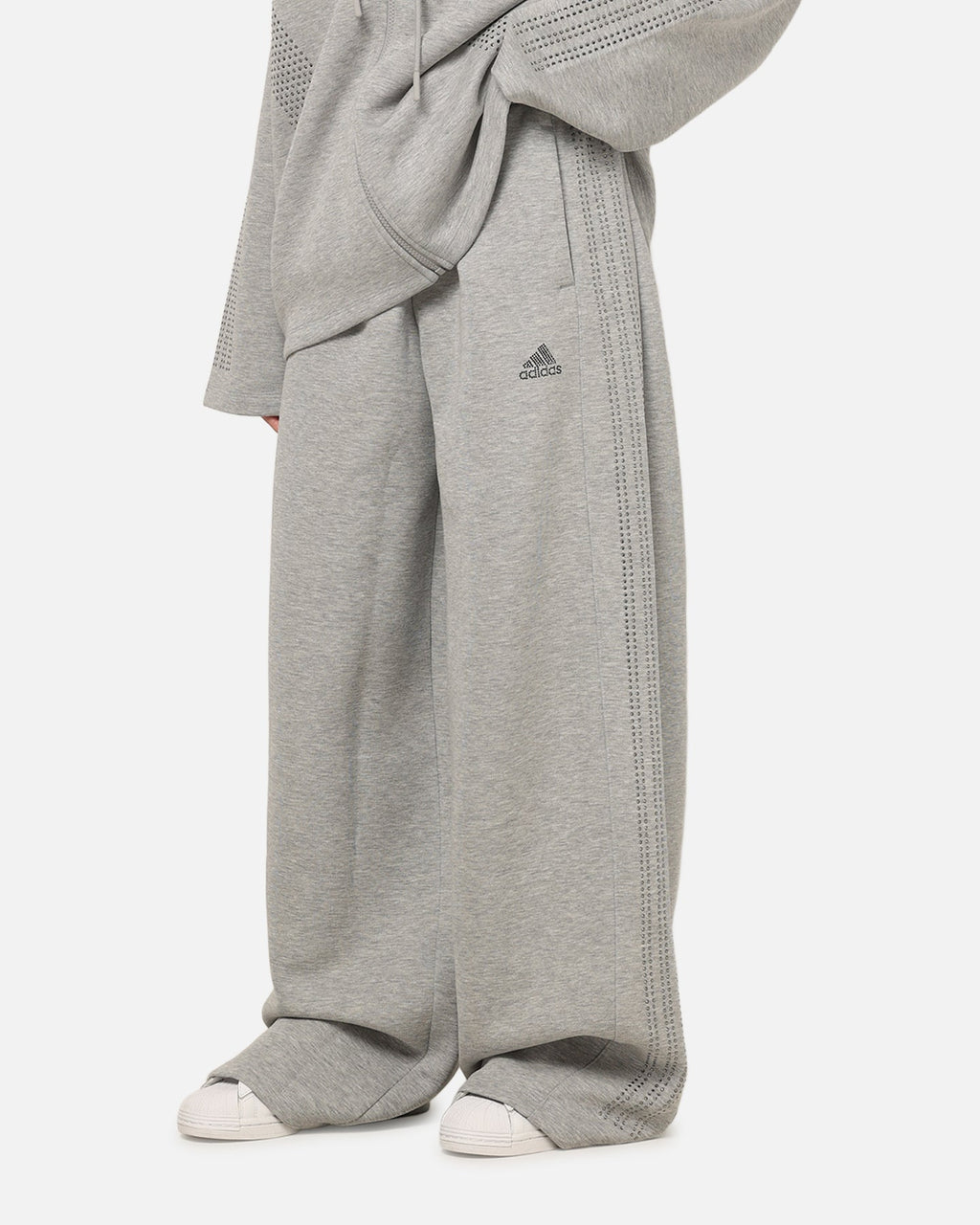 Best-Selling Adidas Women's Teamgeist Rhinestone Track Pants Grey Marle