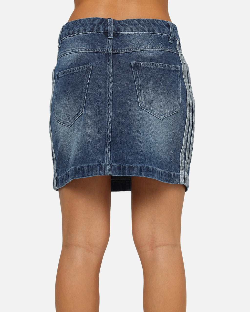 Best-Selling Adidas Women's Denim Mini Skirt Indigo Denim