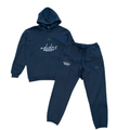 New Arrival Adidas Originals Men BL FLEECE HOODY SWEATSUIT-BLACK
