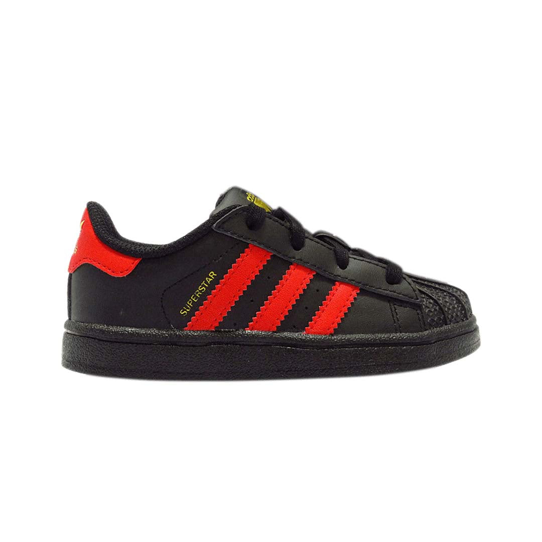 New Arrival Adidas Original SUPERSTAR Infant - CBLACK/SCARLE/GOLDMT/NOIESS/ESCARLA/ORMETA