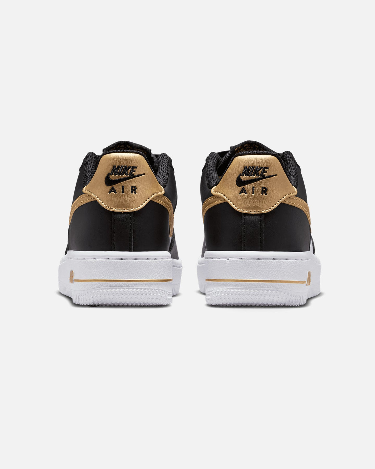 Top Seller Nike Kids' Air Force 1 (GS) Black/Metallic Gold