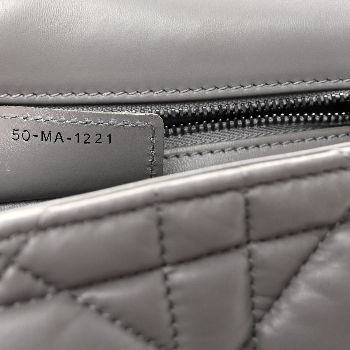 Calfskin Macrocannage Medium Caro Bag Iron Grey AT My store