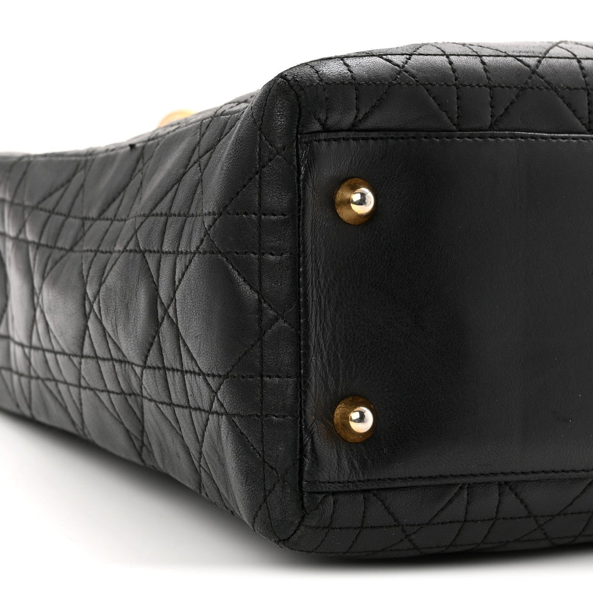 Lambskin Cannage Large Lady Dior Black AT My store