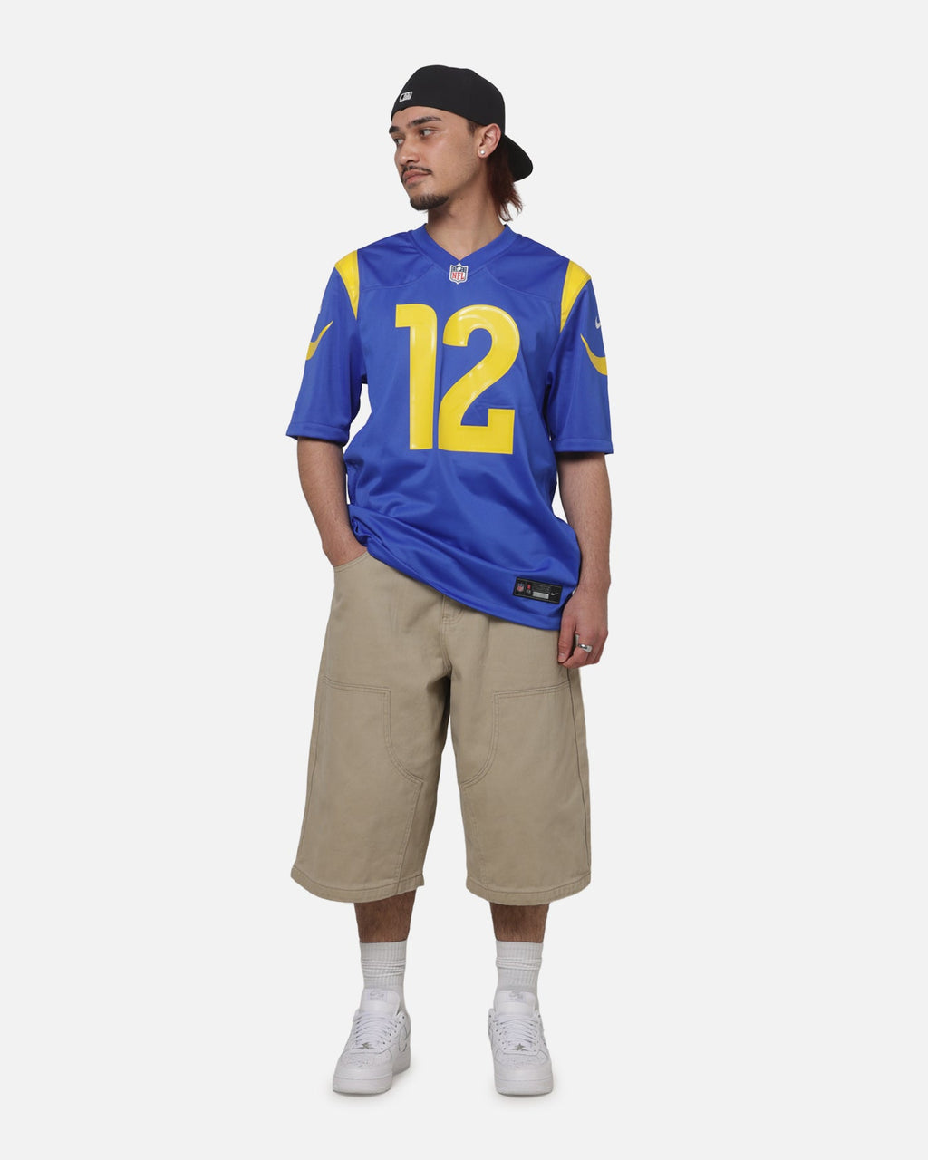 Top Seller Nike Los Angeles Rams Puka Nacua #12 Home Game NFL Jersey Official Team Colours