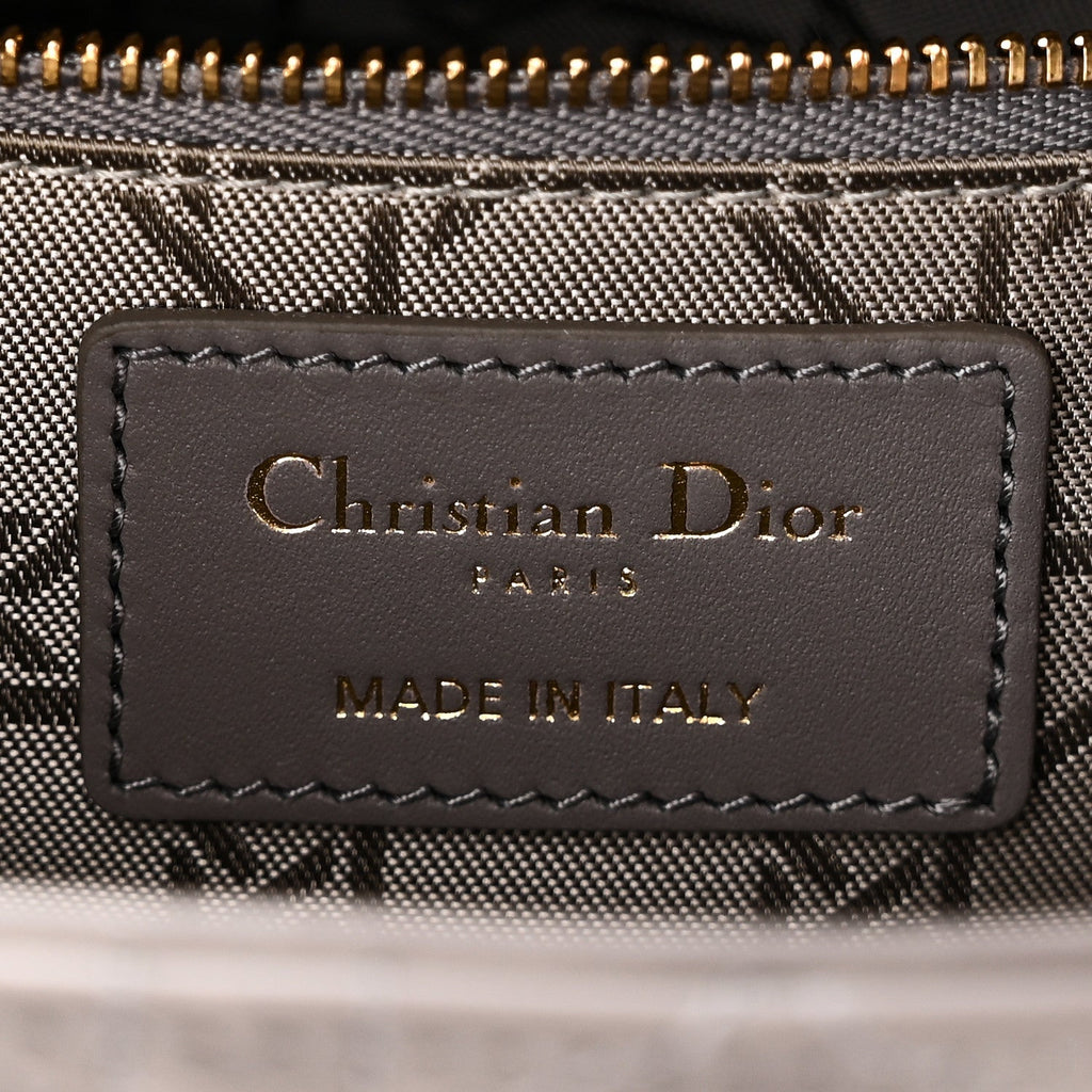 Lambskin Cannage Small My ABCDior Lady Dior Grey AT My store