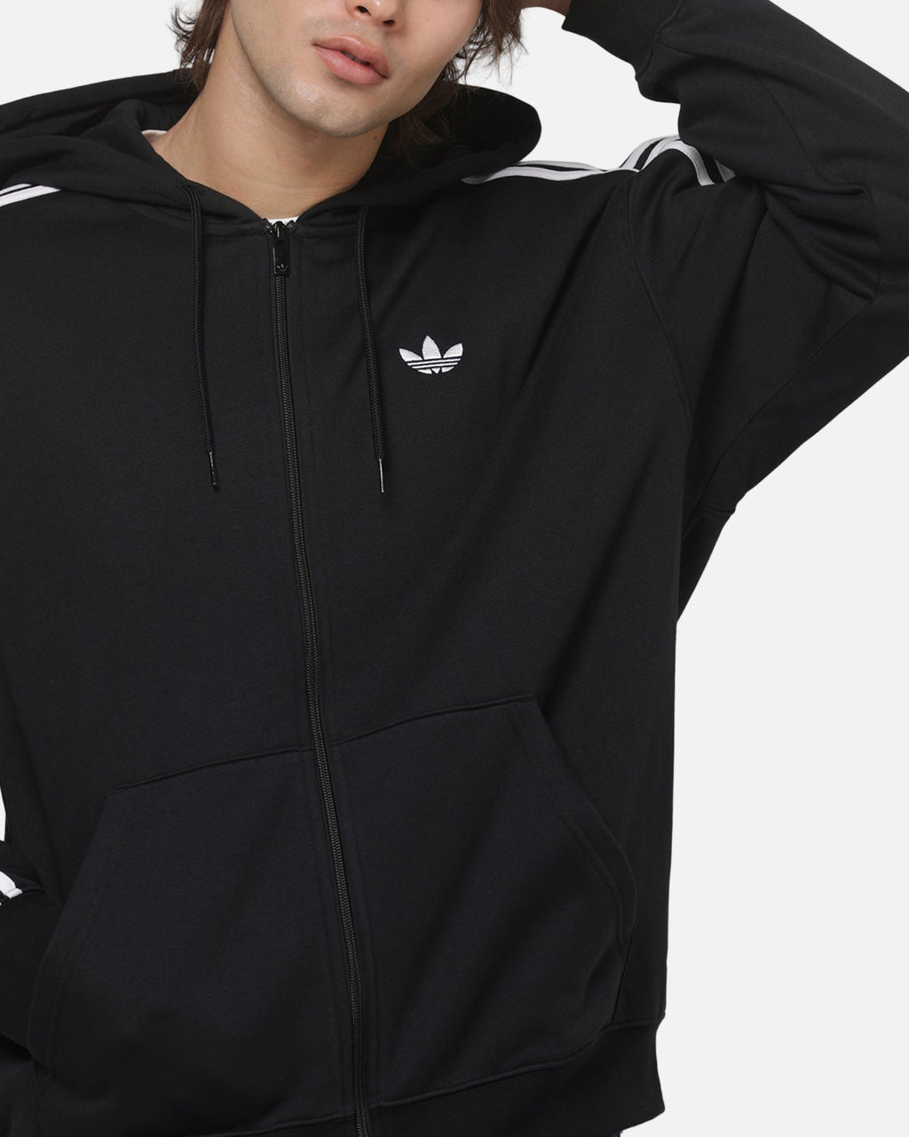 Best-Selling Adidas Baggy Full Zip Hoodie Black