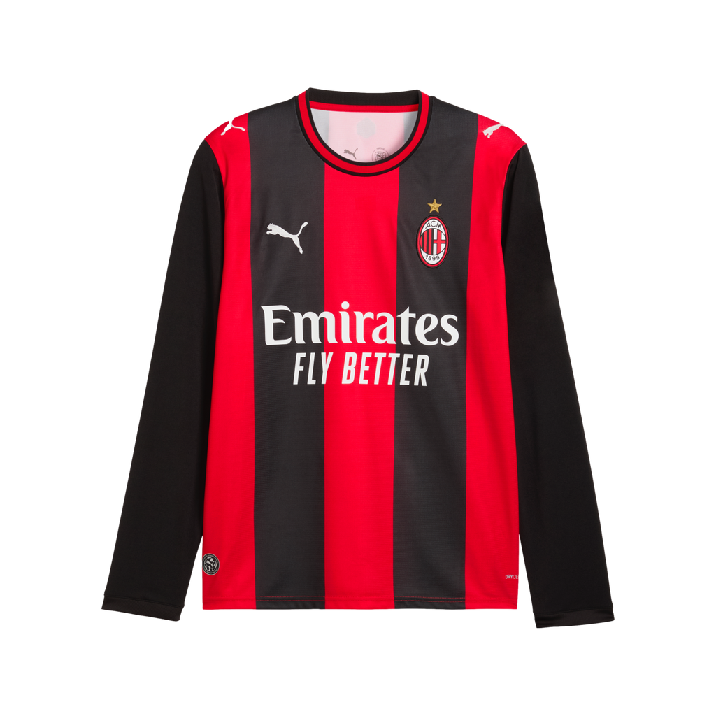 2026 New Arrival Puma AC Milan 26/27 Long Sleeve Home Jersey