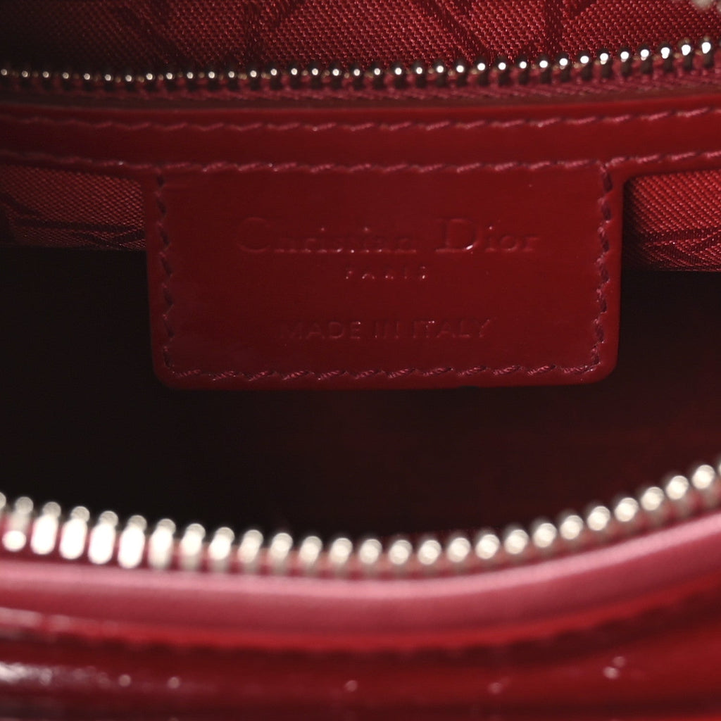 Patent Cannage Medium Lady Dior Red AT My store