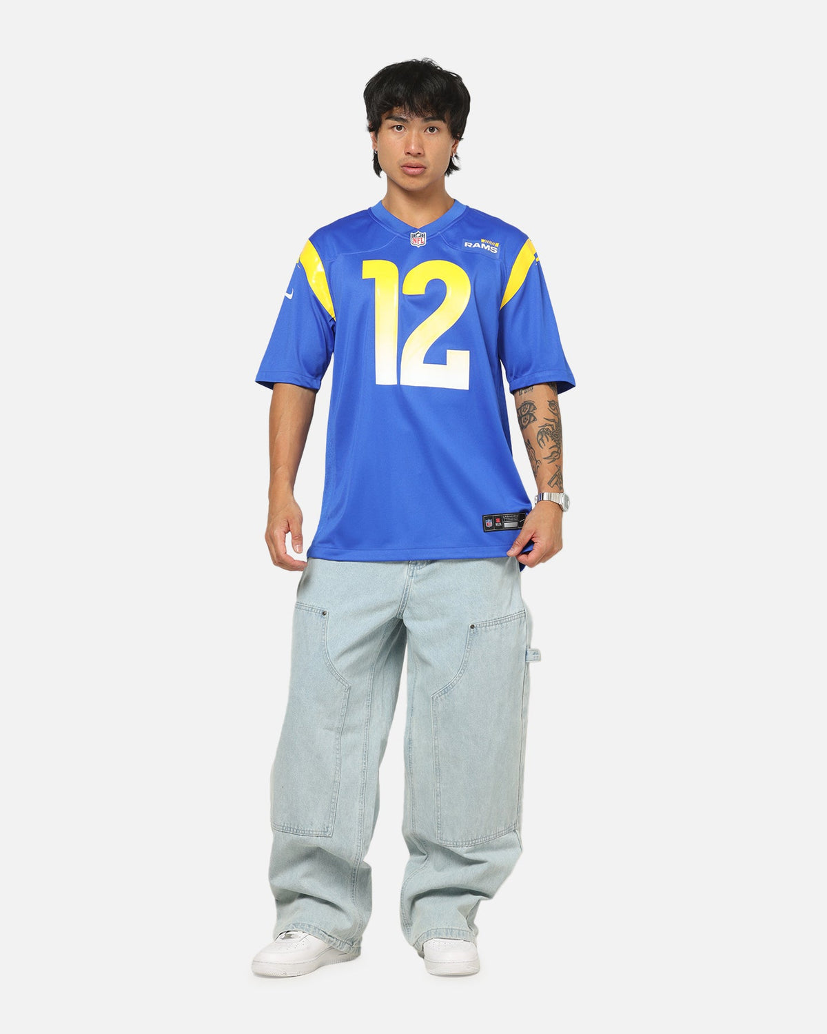 Top Seller Nike Los Angeles Rams Puka Nacua #12 Home Game NFL Jersey Blue