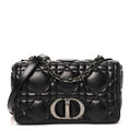 Calfskin Macrocannage Medium Caro Bag Black AT My store