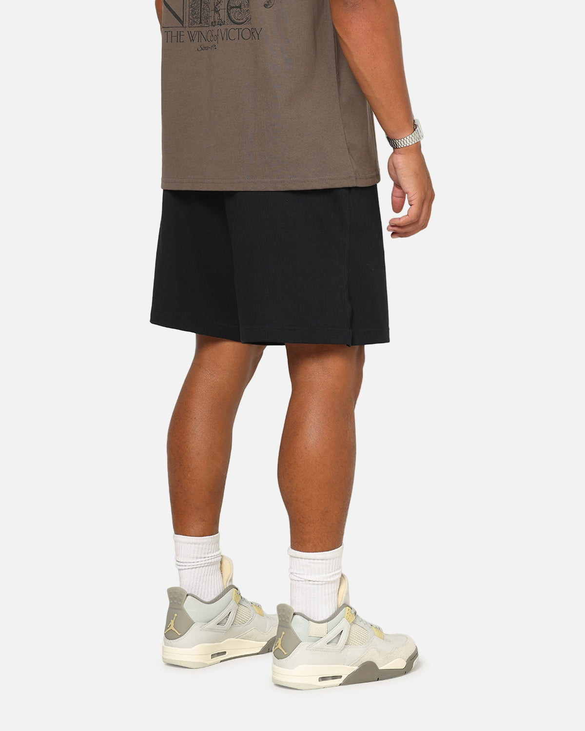 Top Seller Nike Club Knit Shorts Black/White