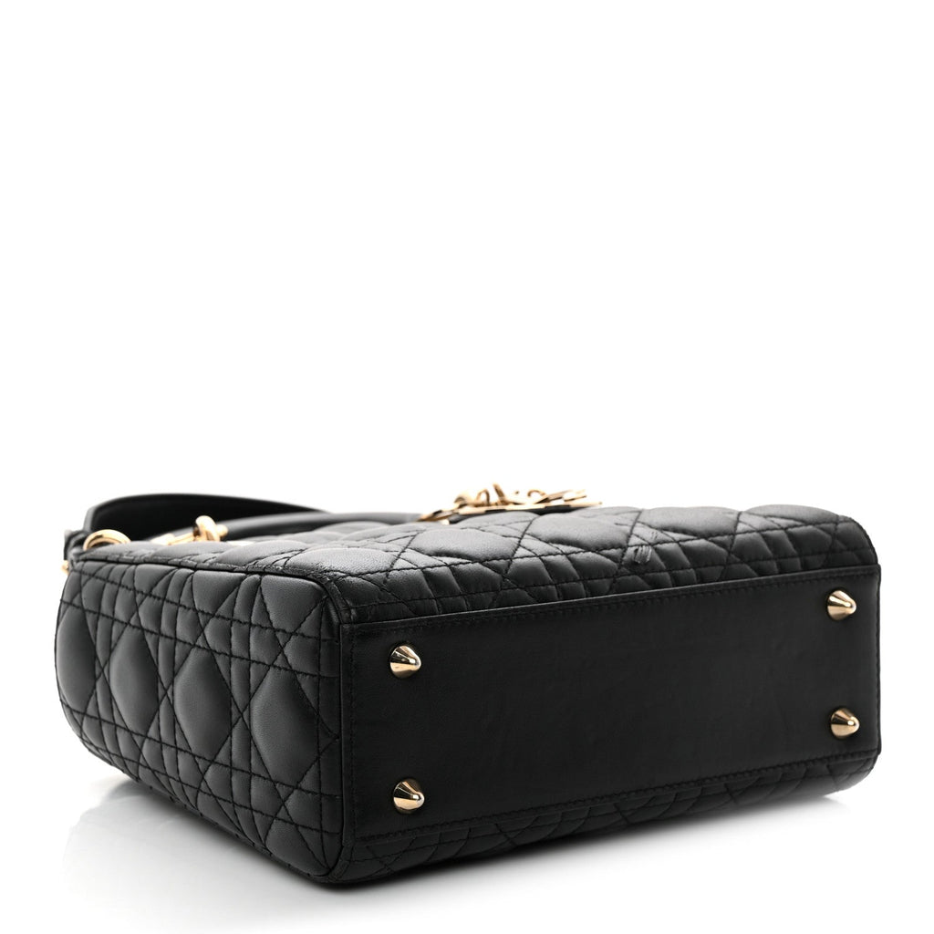 Lambskin Cannage Small My ABCDior Lady Dior Black AT My store