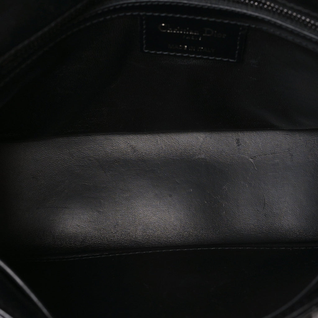 Calfskin Macrocannage Medium Caro Bag Black AT My store