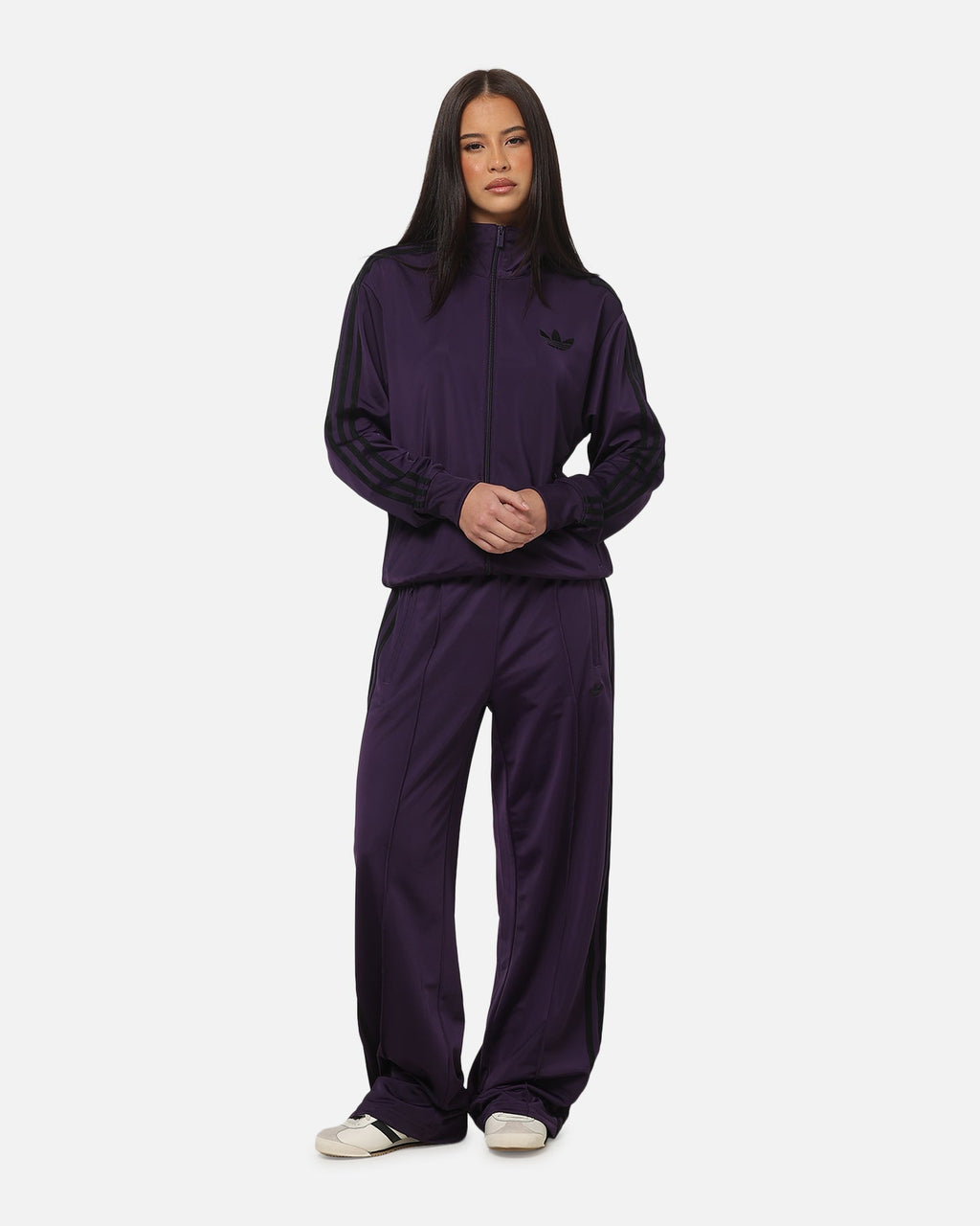 Best-Selling Adidas Women's Firebird Track Jacket Purple