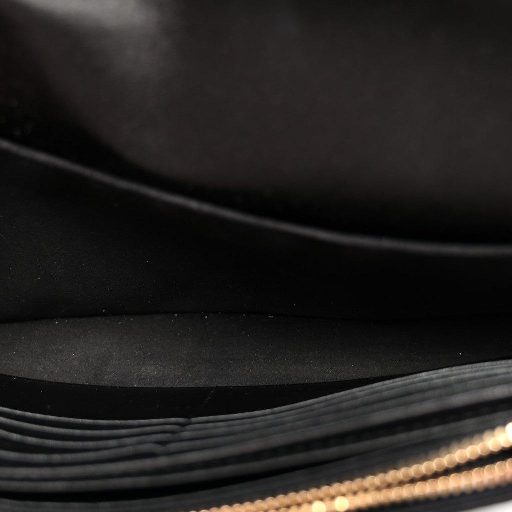 Satin Cannage Lady Dior Convertible Clutch Black AT My store