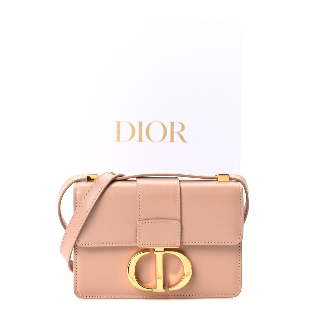 Smooth Calfskin Micro 30 Montaigne Flap Bag Rose Des Vents AT My store