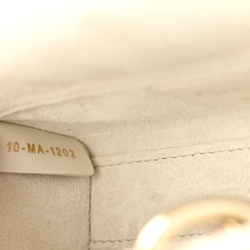Lambskin Cannage Micro Lady D-Joy Latte AT My store