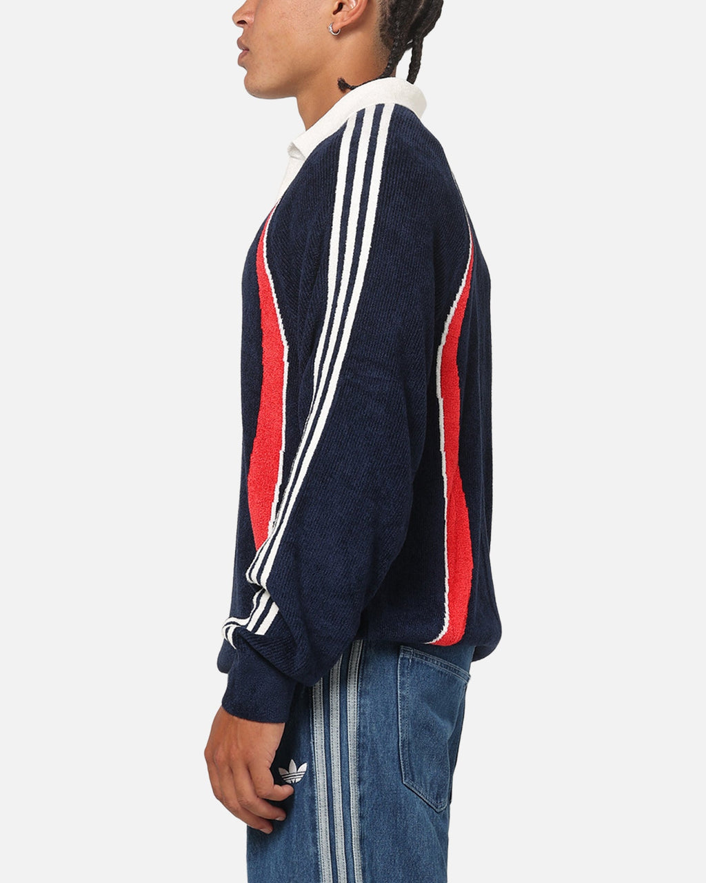Best-Selling Adidas Retro Remix Teamgeist Long Sleeve Polo Night Indigo
