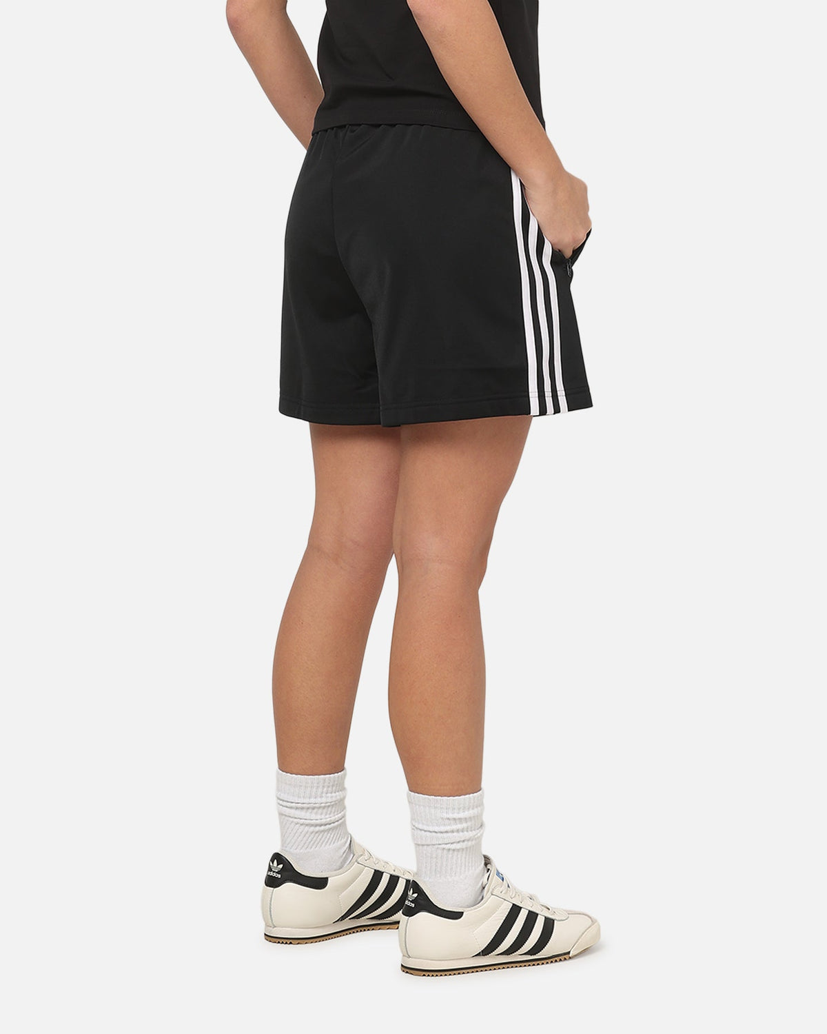 Best-Selling Adidas Women's Firebird Shorts Black/White