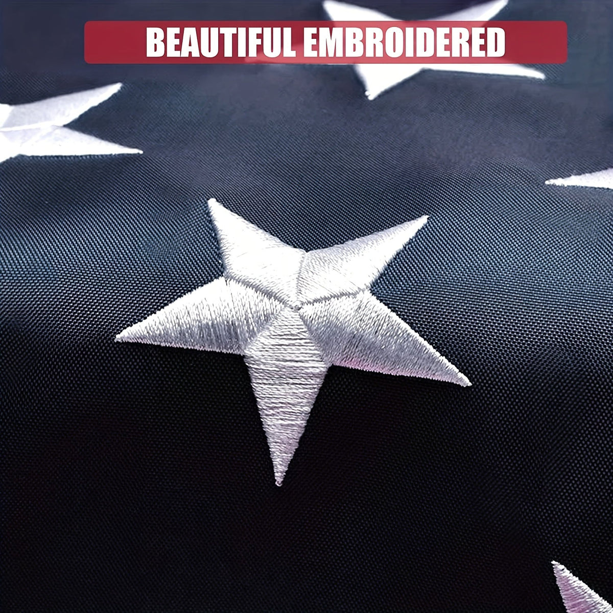2026 New Production 1pc American Flag 3x5 Ft TearProof For Outside, Build To Long Lasting, Fade Resistant Spun Polyester, High Wind US Outdoor Flags Embroidered Stars, Sewn Stripes, Brass Grommet