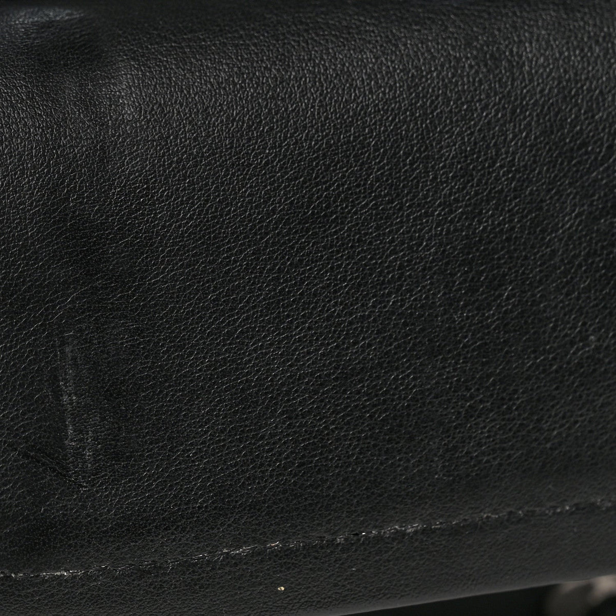 Lambskin Chevron Quilted Medium Double Flap Black At My store