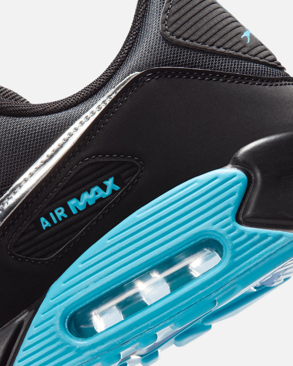 Top Seller Nike Air Max 90 Premium Black/Chrome/White