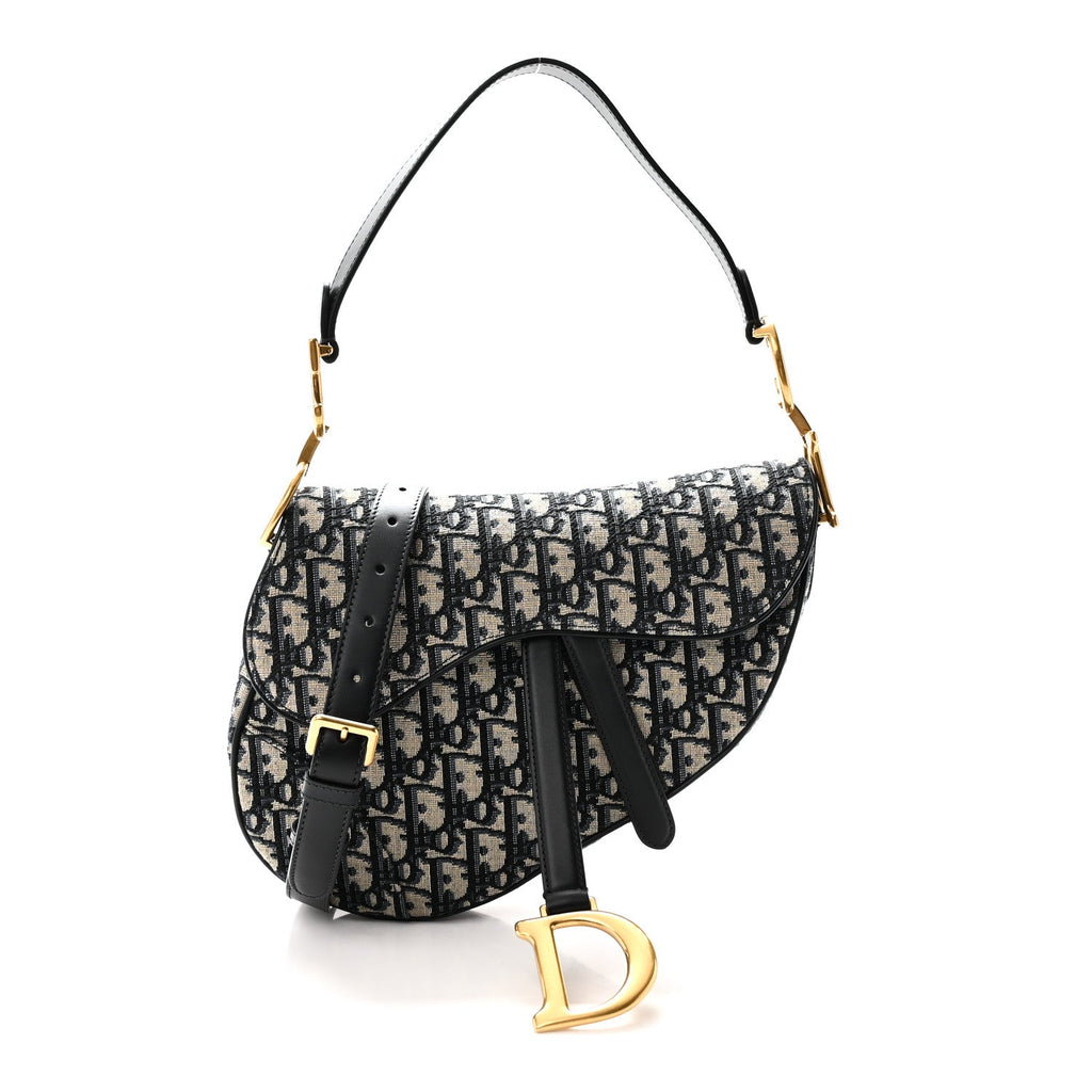 Oblique Saddle Bag With Strap Blue AT My store