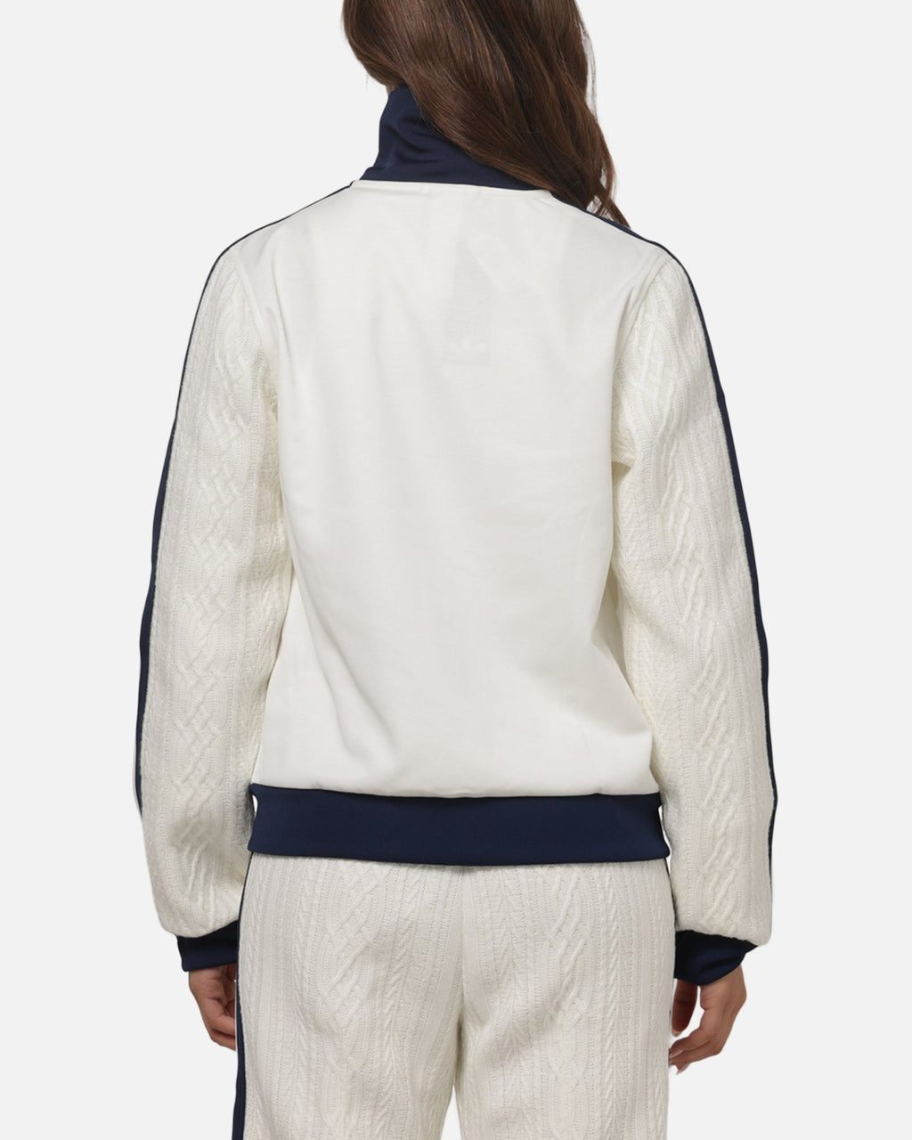 Best-Selling Adidas Women's Knit Classic Track Top Off White