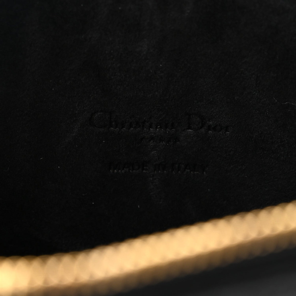 Grained Calfskin Caro Double Pouch Black AT My store