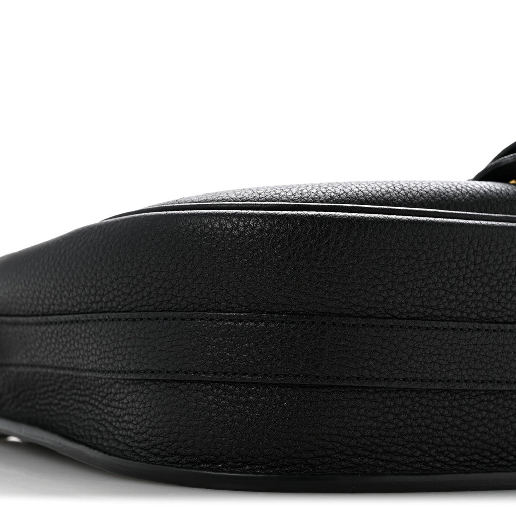 Grained Calfskin Large Bobby Flap Black AT My store