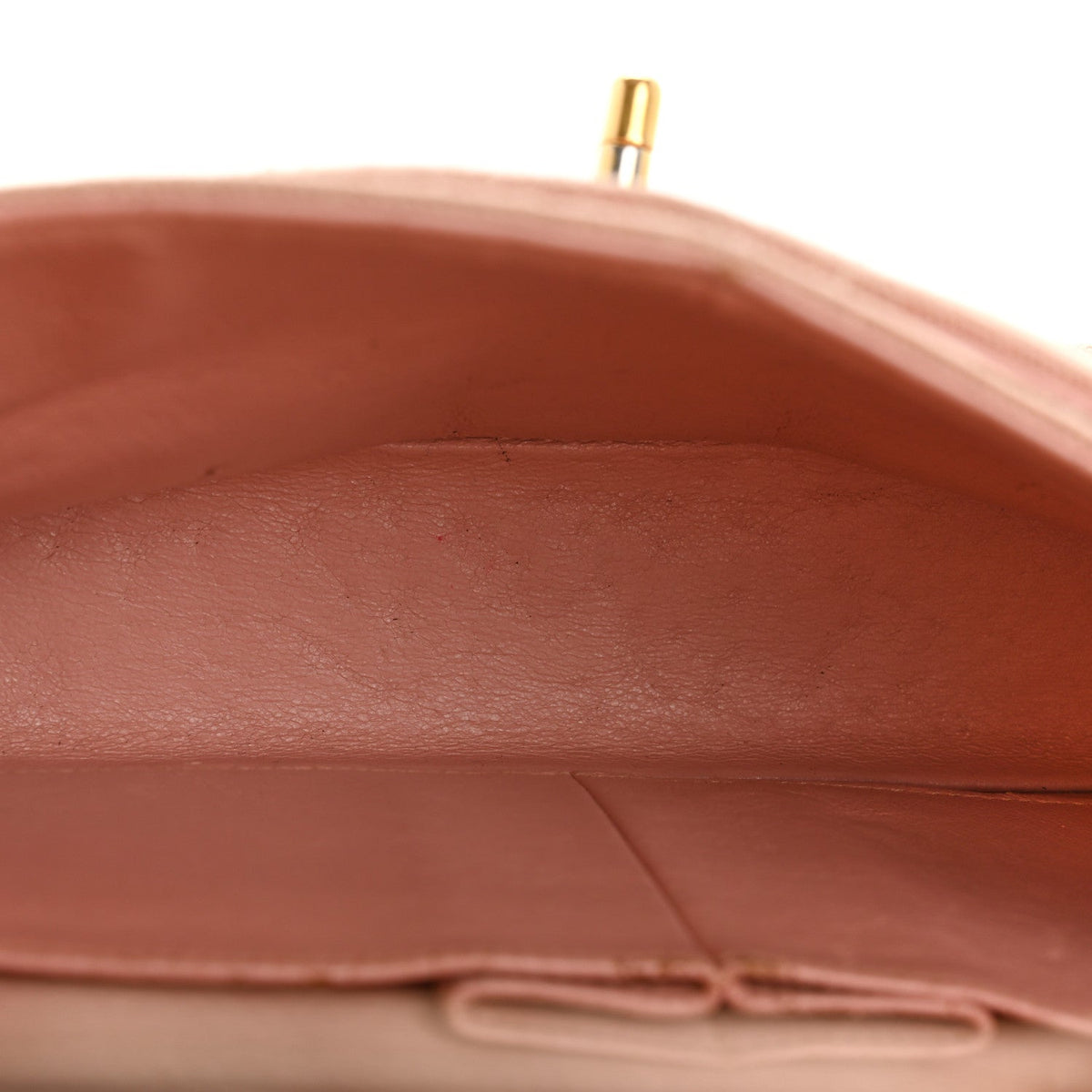 Canvas Quilted Small Double Flap Light Pink At My store