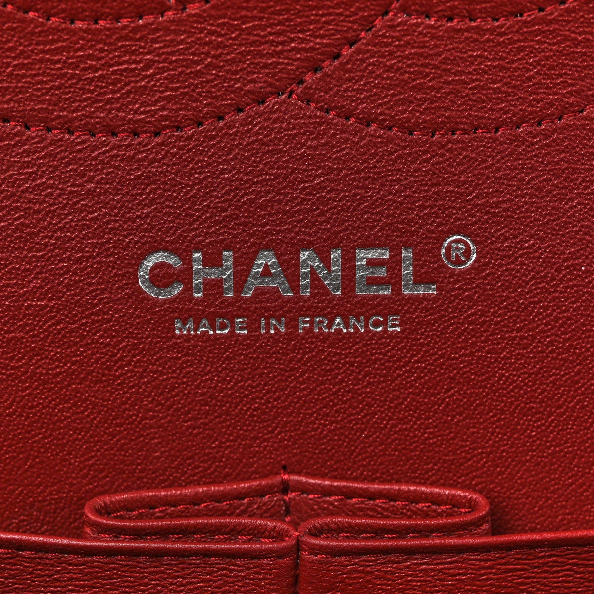 Caviar Quilted Jumbo Double Flap Burgundy At My store