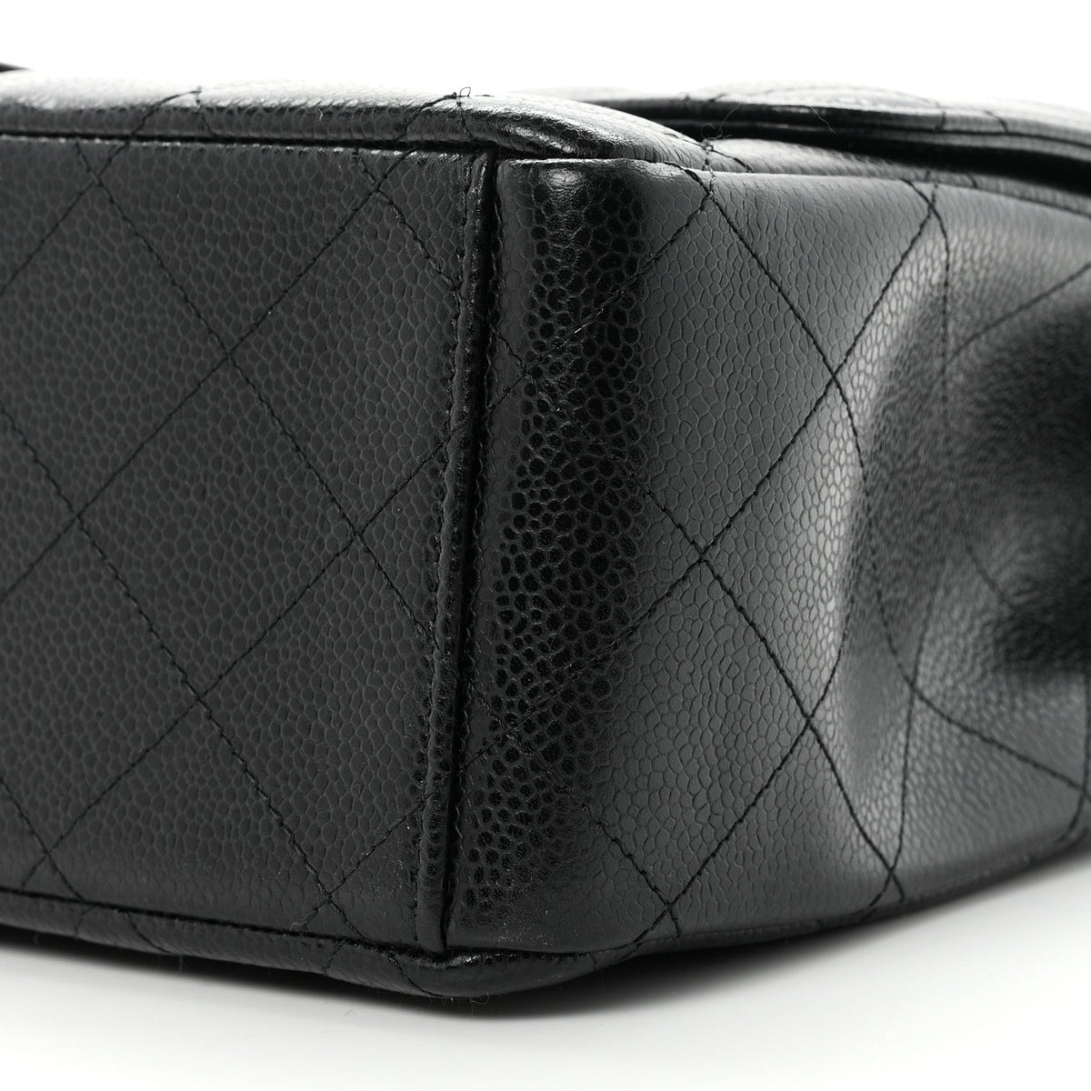 Caviar Quilted Maxi Double Flap Black At My store