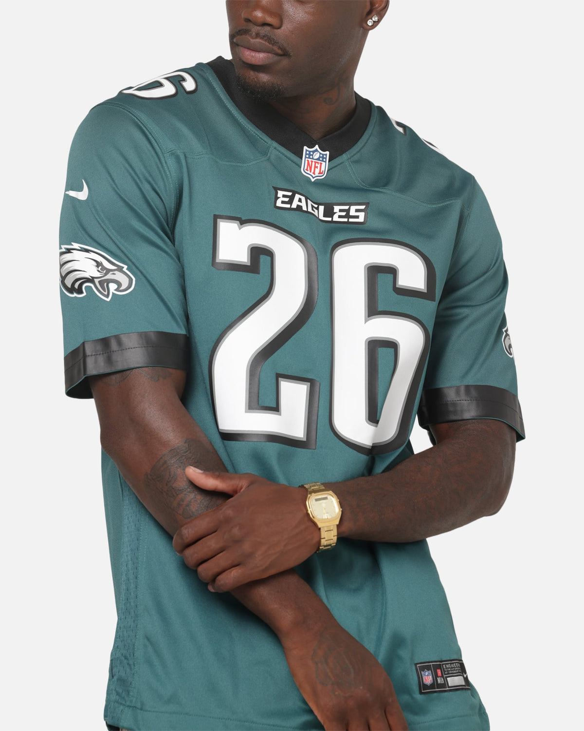 Top Seller Nike Philadelphia Eagles Saquon Barkley #26 Home Game NFL Jersey Official Team Colours