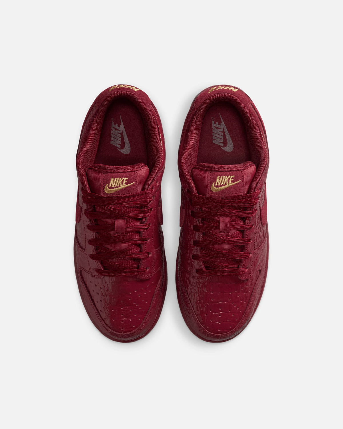 Top Seller Nike Women's Dunk Low "Croc Skin" Team Red