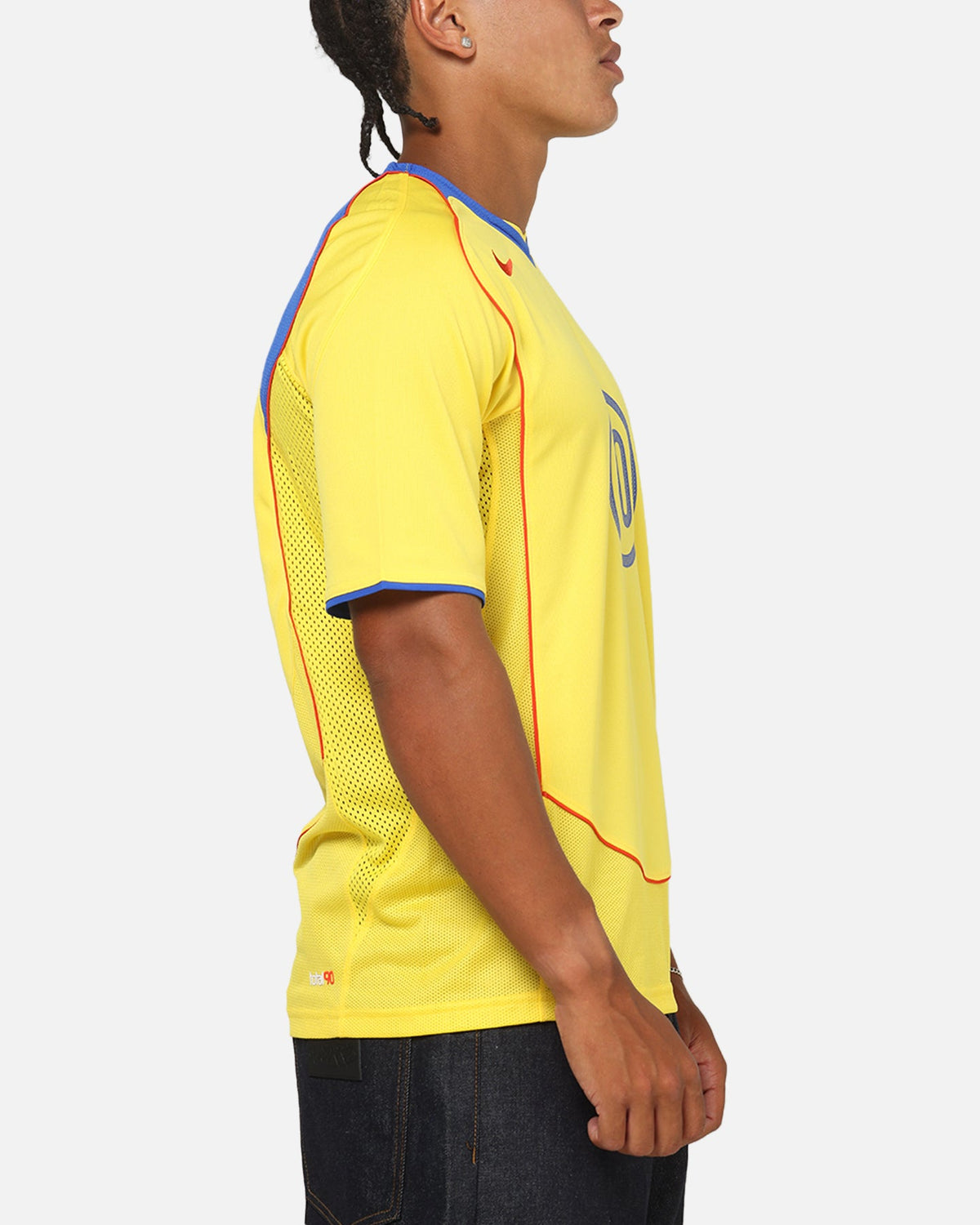 Top Seller Nike Total 90 Soccer T-Shirt Tour Yellow/Lyon Blue