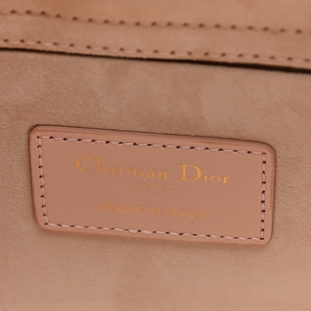 Lambskin Cannage Medium Lady D-Joy Powder Pink AT My store