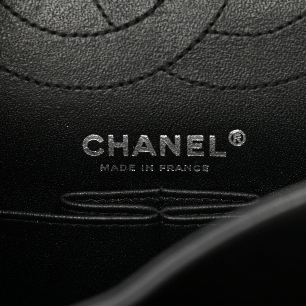 Sheepskin Chevron Quilted 2.55 Reissue 225 Double Flap So Black At My store