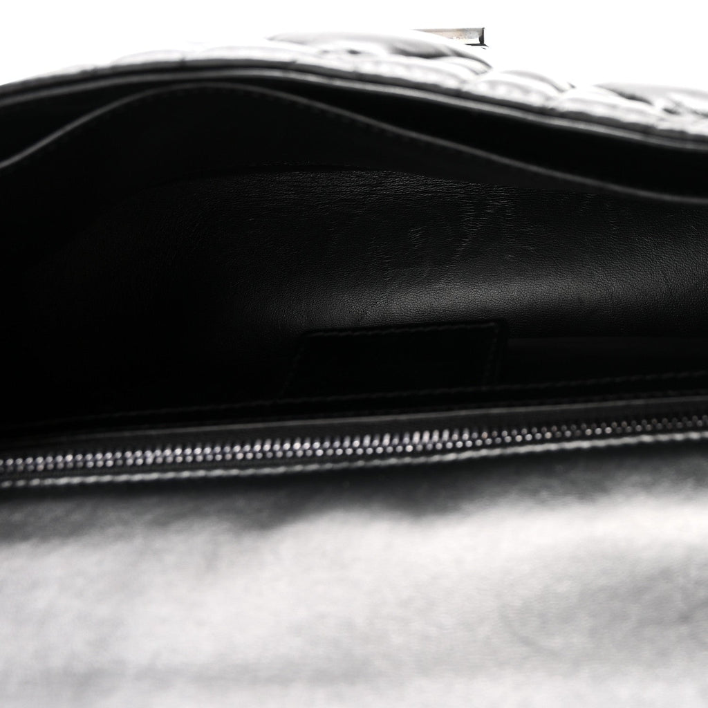 Calfskin Macrocannage Large Caro Bag Black AT My store