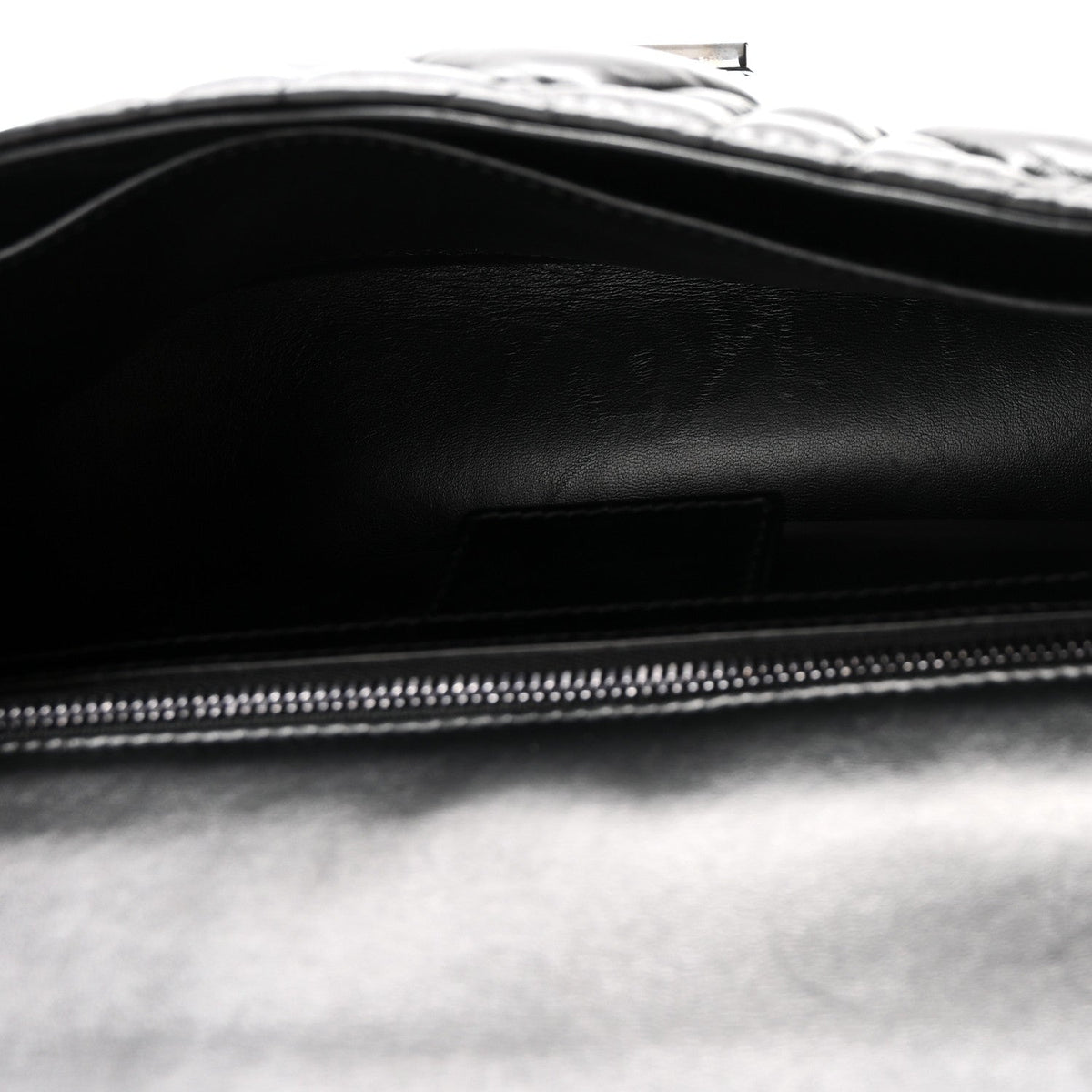 Calfskin Macrocannage Large Caro Bag Black AT My store