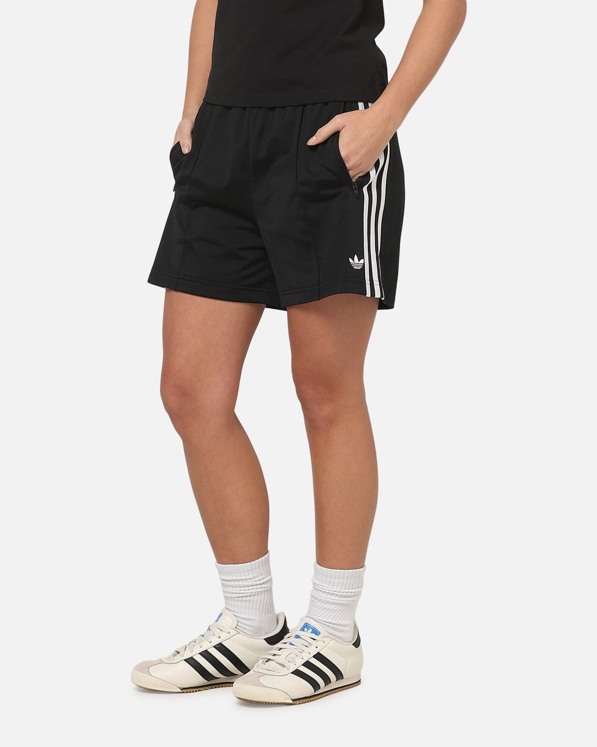 Best-Selling Adidas Women's Firebird Shorts Black/White