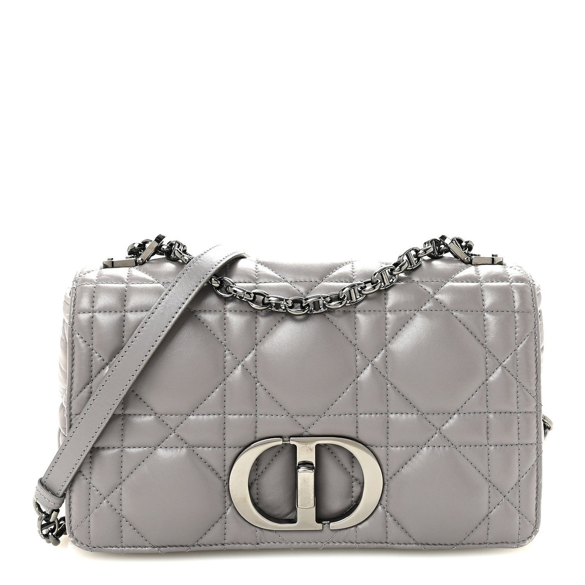 Calfskin Macrocannage Medium Caro Bag Iron Grey AT My store