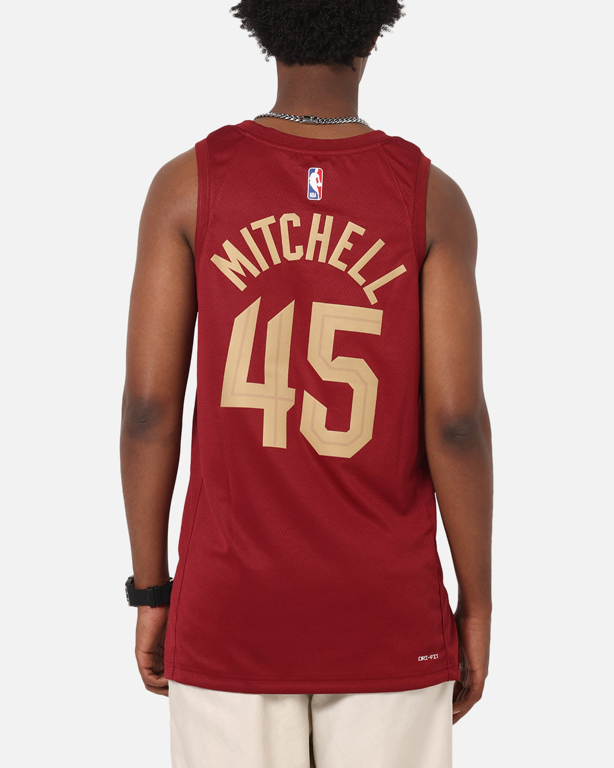 Top Seller Nike Donovan Mitchell Cleveland Cavaliers #45 Icon Edition 2022/23 Nike Dri-Fit NBA Swingman Jersey Team Red