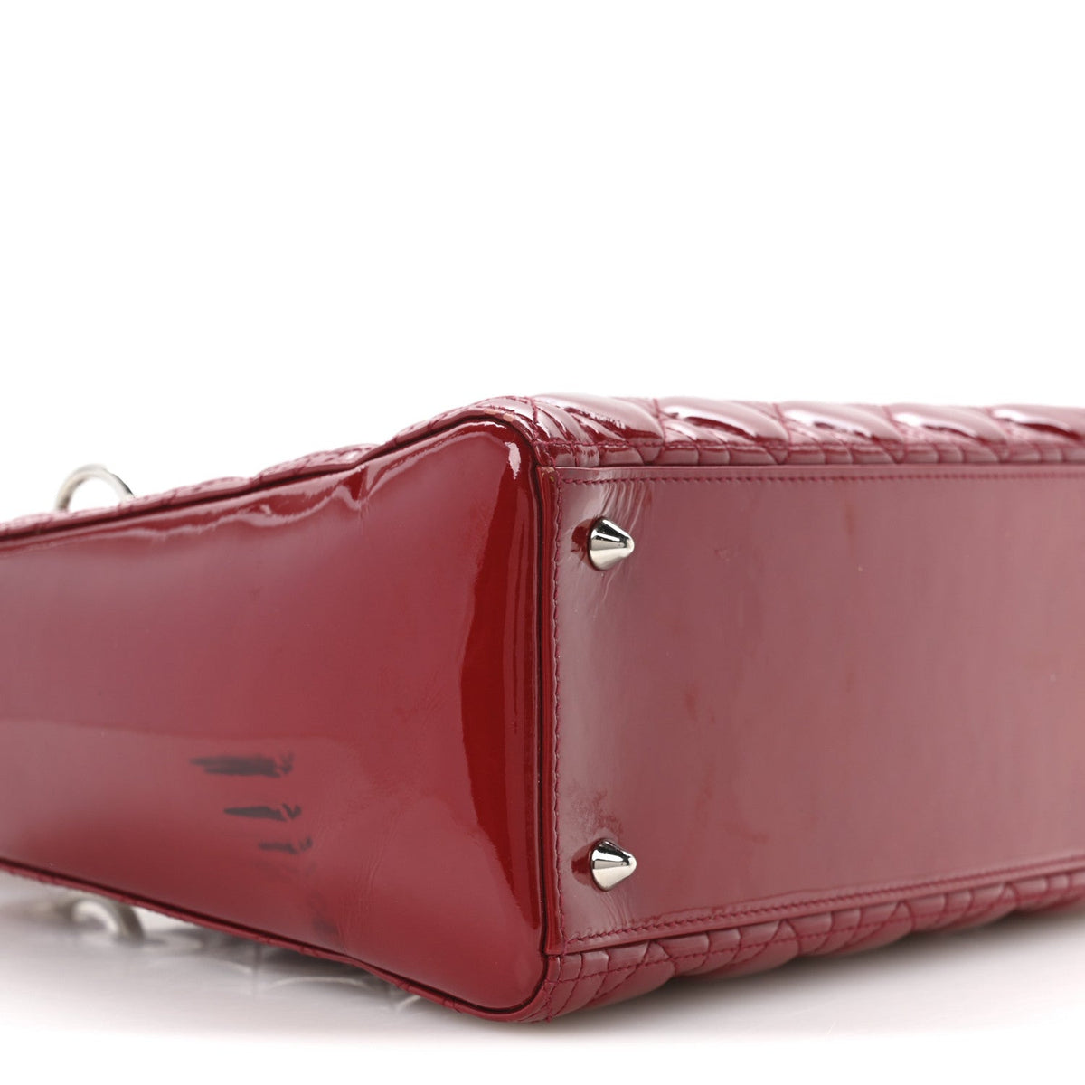 Patent Cannage Medium Lady Dior Red AT My store