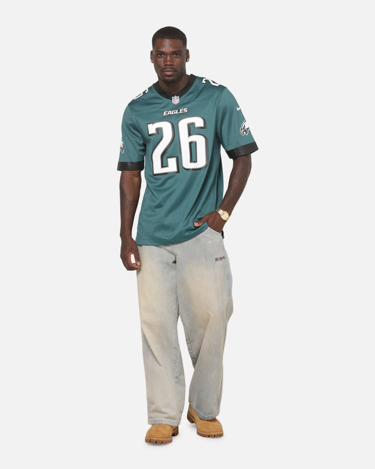 Top Seller Nike Philadelphia Eagles Saquon Barkley #26 Home Game NFL Jersey Official Team Colours