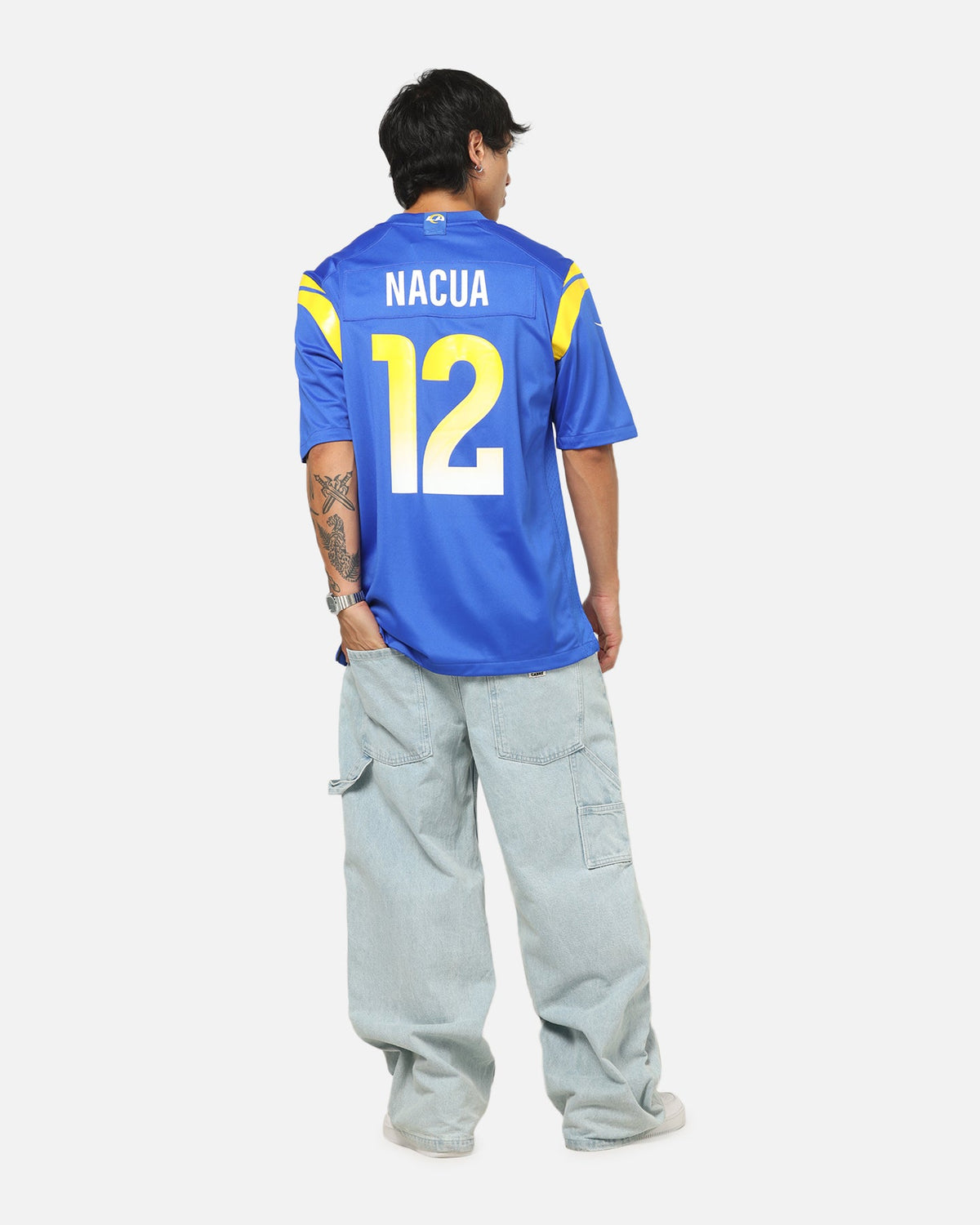 Top Seller Nike Los Angeles Rams Puka Nacua #12 Home Game NFL Jersey Blue
