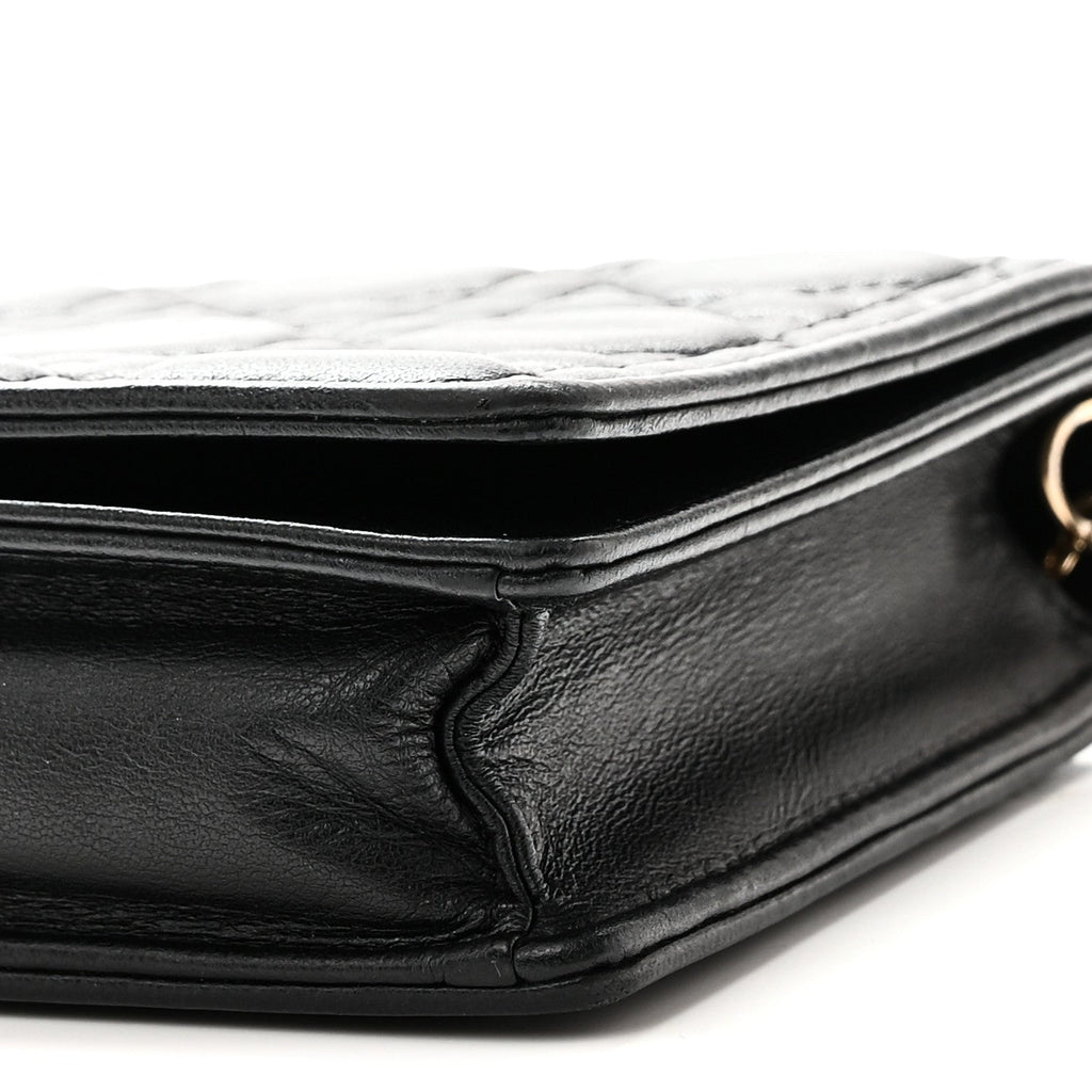 Lambskin Cannage Lady Dior Pouch Black AT My store